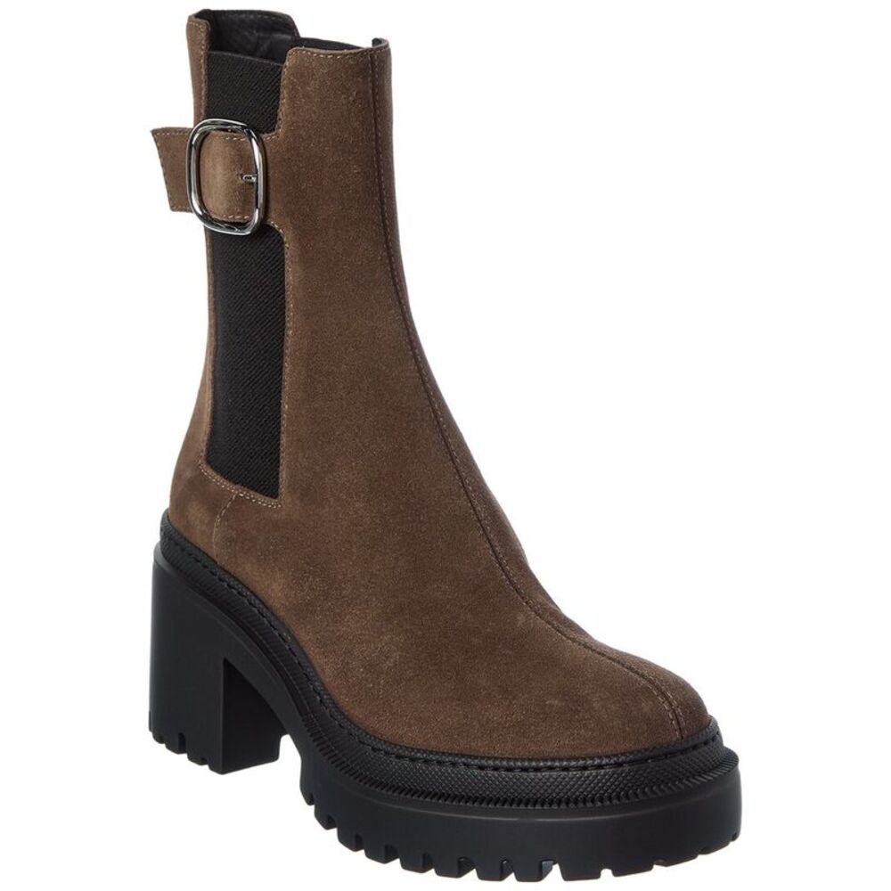 Giuseppe Zanotti Martini 50 Suede Boot, Brown